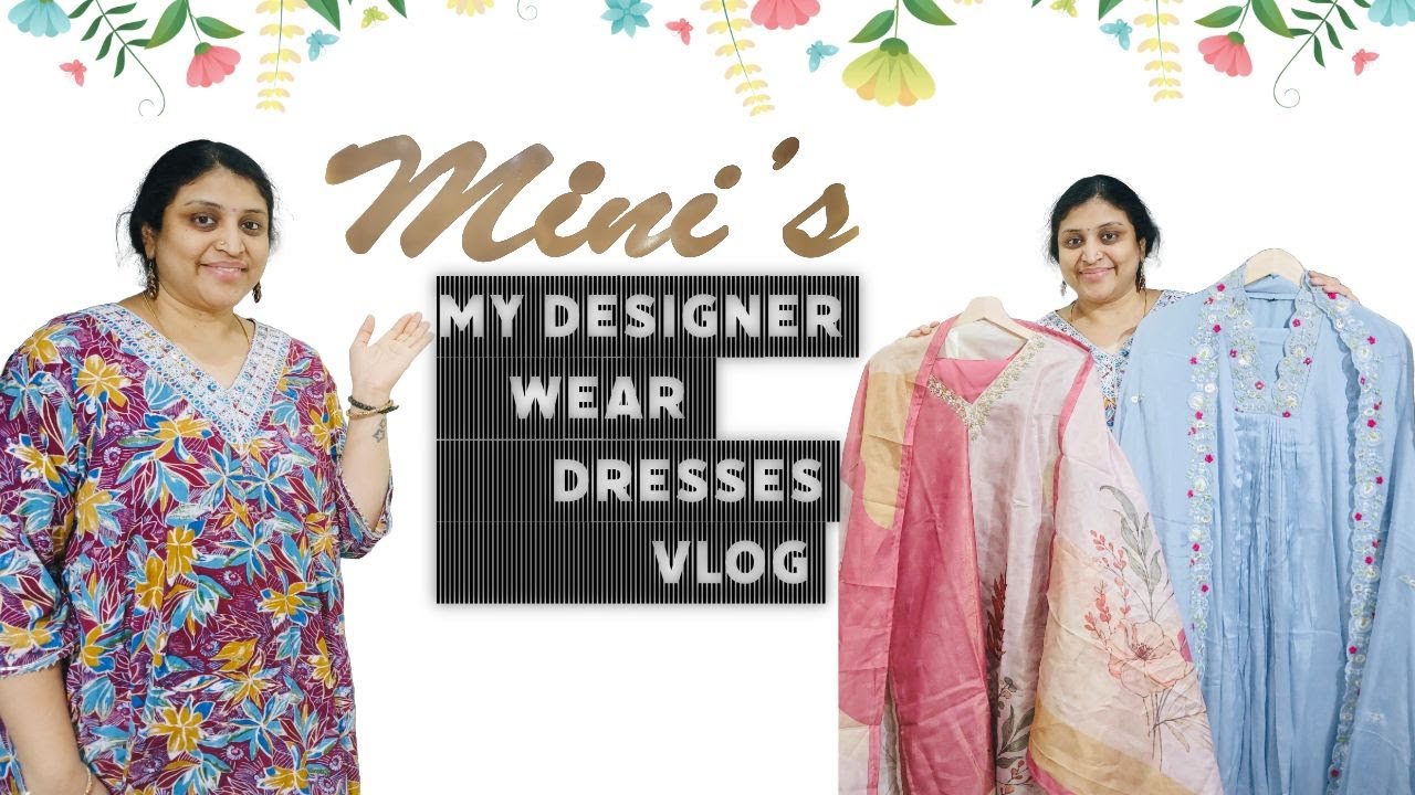 MY DESIGNER WEAR DRESSES VLOG|SHOPPING VLOG|NEW COLLECTION