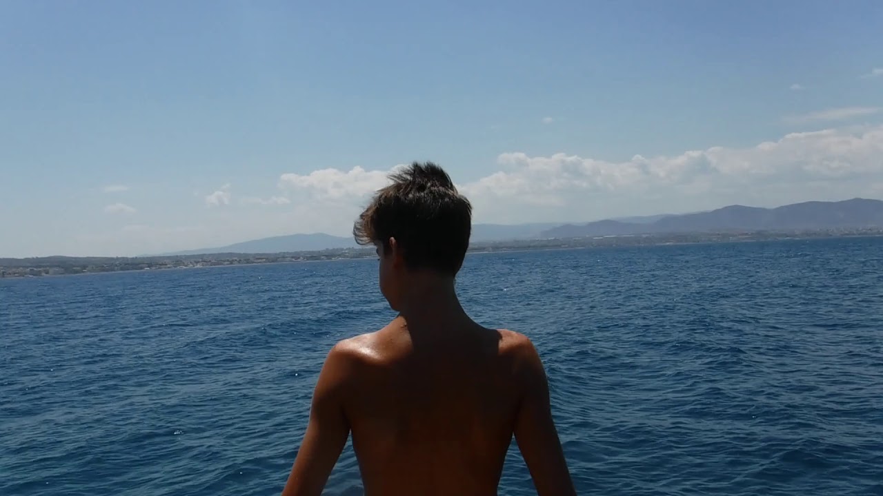 Греция. Лутраки- Greece. Loutraki. Hotel PAPPAS -1.  Morning - Envirenment, Beach and Sea