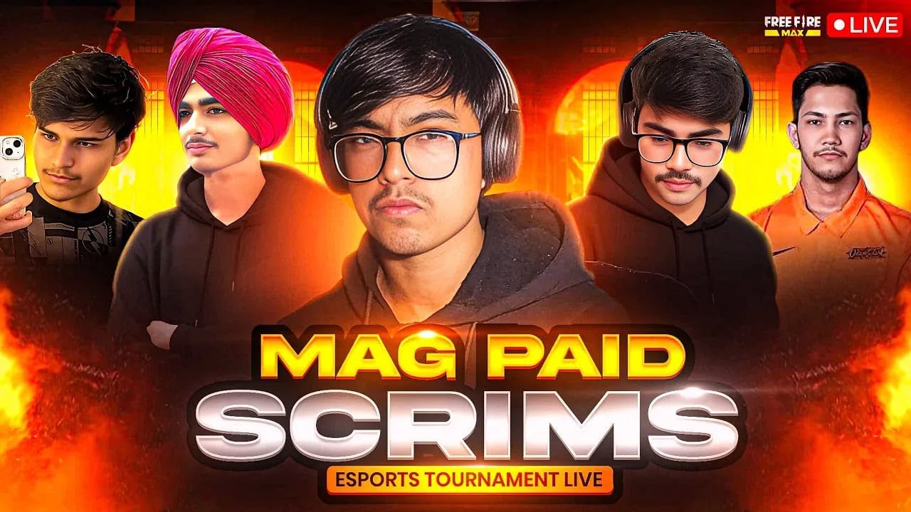MAG  T1 LOBBIES | CASTER NARU | 9 PM LIVE  | FREE FIRE MAX
