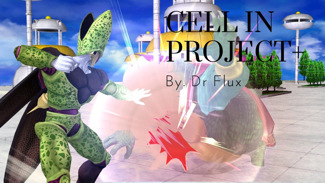 CELL IN SMASH BRAWL MOD  - DR.FLUX CELL MOD IN PROJECT PLUS/M #projectplus #projectm #smashultimate