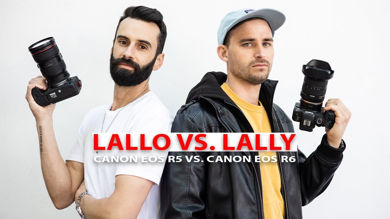 TWO PHOTOGRAPHERS Shoot The SAME MODEL - Canon R5 vs R6 Edition ft. @mitchlally