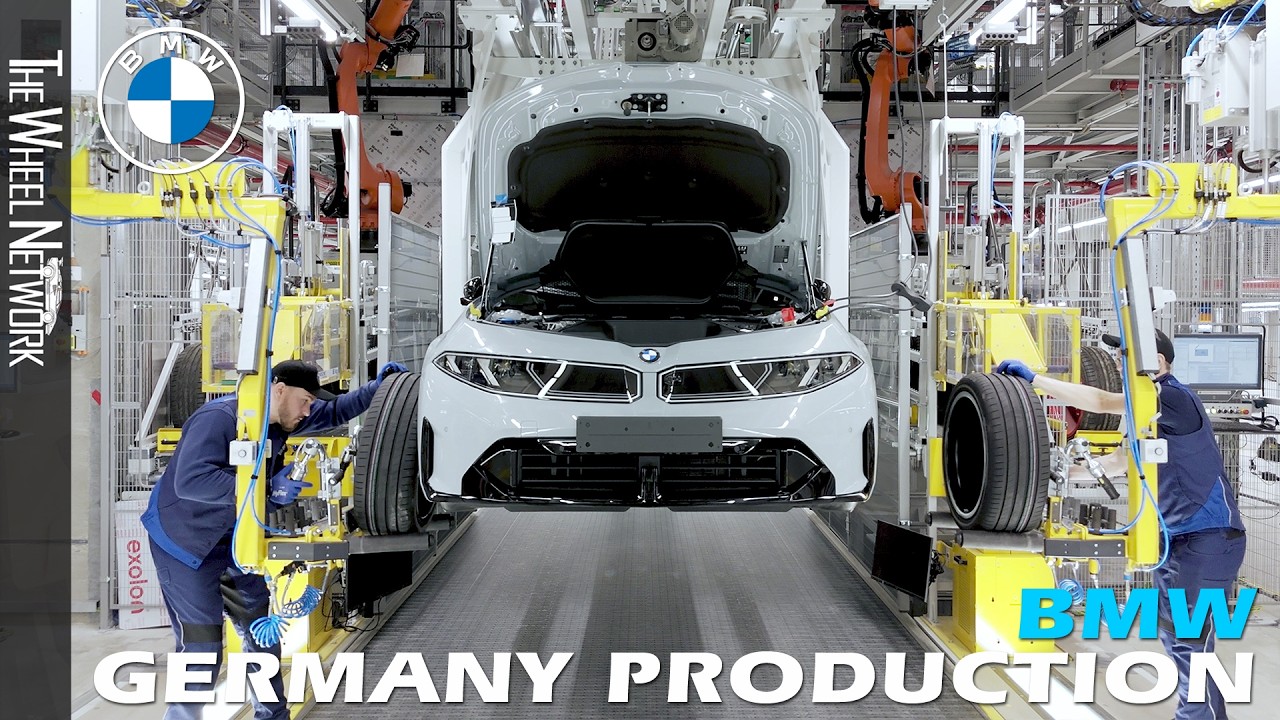 Производство BMW i3 в Германии в 2027 году &ndash; завод BMW в Мюнхене [4K]