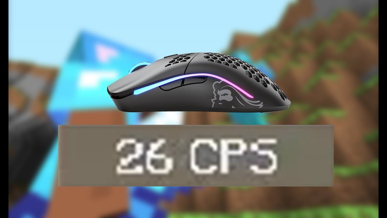 How To Butterfly Click HIGH CPS *20 CPS* (Tutorial W/ Glorious Model O) Get Good At Minecraft PVP!