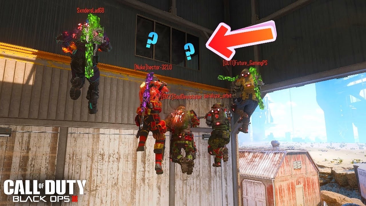 THEY FOUND ME IN THE WINDOW!! HIDING FROM GLITCHERS on BO3.. *GET THE OUTSIDER*