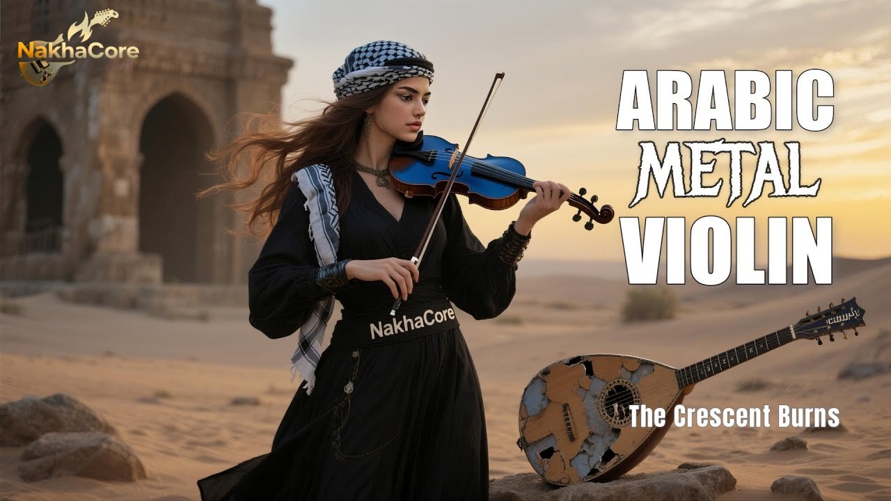 Best of Violin Metal Desert | Middle Eastern Metal Instrumental - The Crescent Burns [Vol.74]