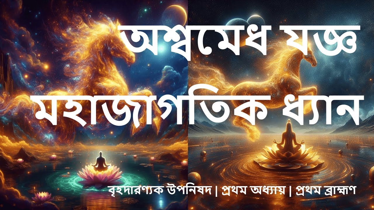 বৃহদারণ্যক উপনিষদের প্রথম পর্বের প্রথম ব্রাহ্মণের গুপ্ত রহস্য খোলাসা | মহাজাগতিক ধ্যান | বাংলা