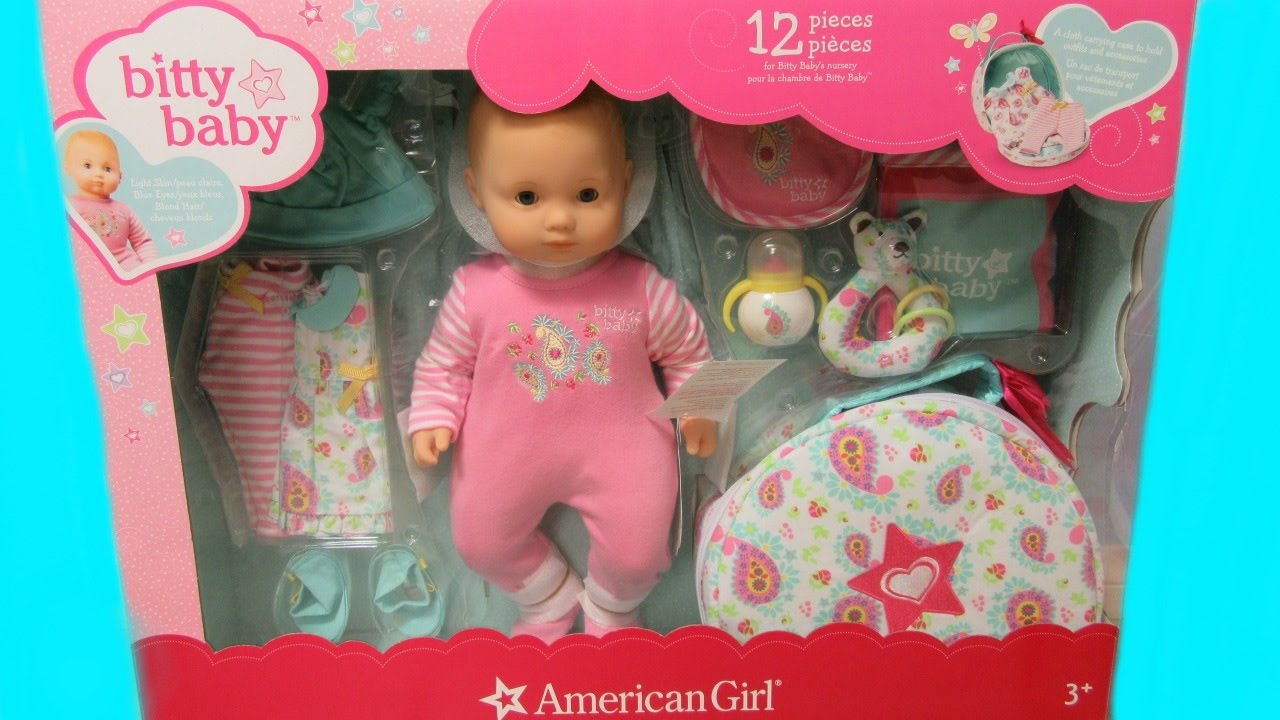 AMERICAN GIRL Bitty Baby Doll Set Costco Unboxing + Changing Video By Bitty Baby Channel