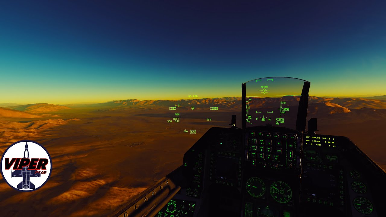 DCS - F16C Viper || Shooting down Mig29s using a PS5 Controller.. Its not so bad