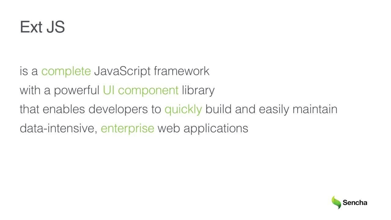 Introduction: Building an Ext JS Application Using Modern Toolkit