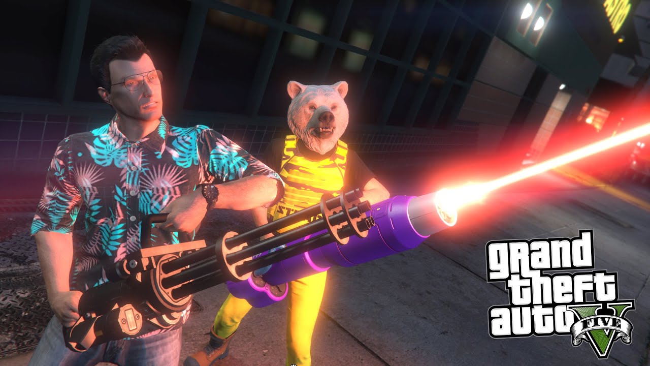 BACHUS POKAZUJE JAK ZROBIĆ SUPER STRZAŁ BRONIĄ w GTA 5 Online 