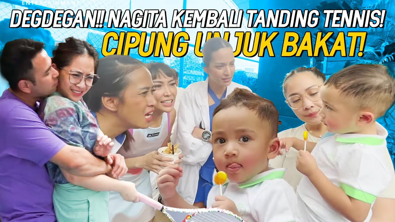 NAGITA GANDENG CIPUNG JADI PARTNER TANDING TENNIS LAWAN AYU DEWI?!! RAFFI HEBOH JADI TIM SUPPORTER!!