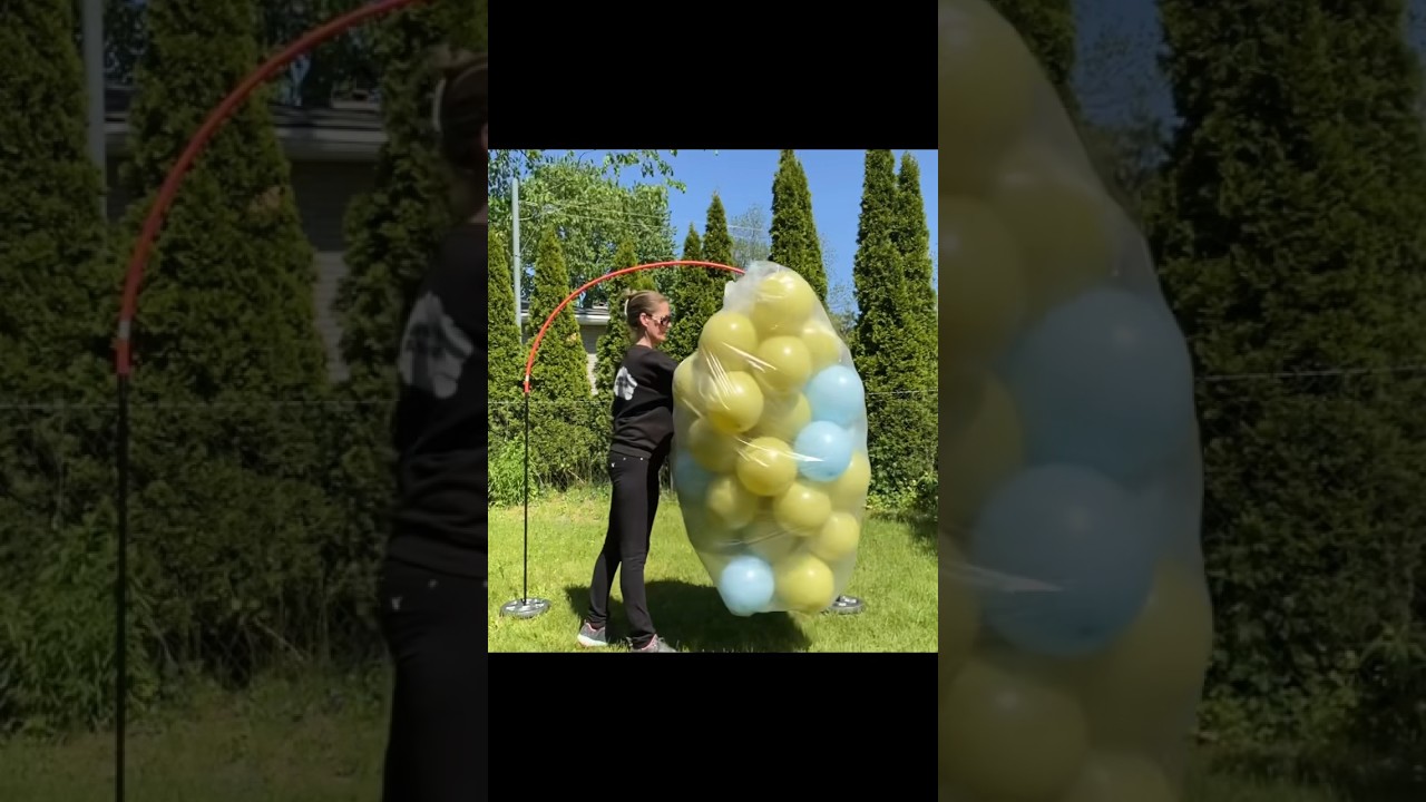 Make A Arch With 108 Balloons #shortsvideo