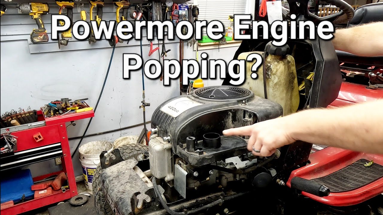 MTD Powermore Engine Won't Start Pops Out Intake Diagnose & Repair Process - Can We Get It Running?