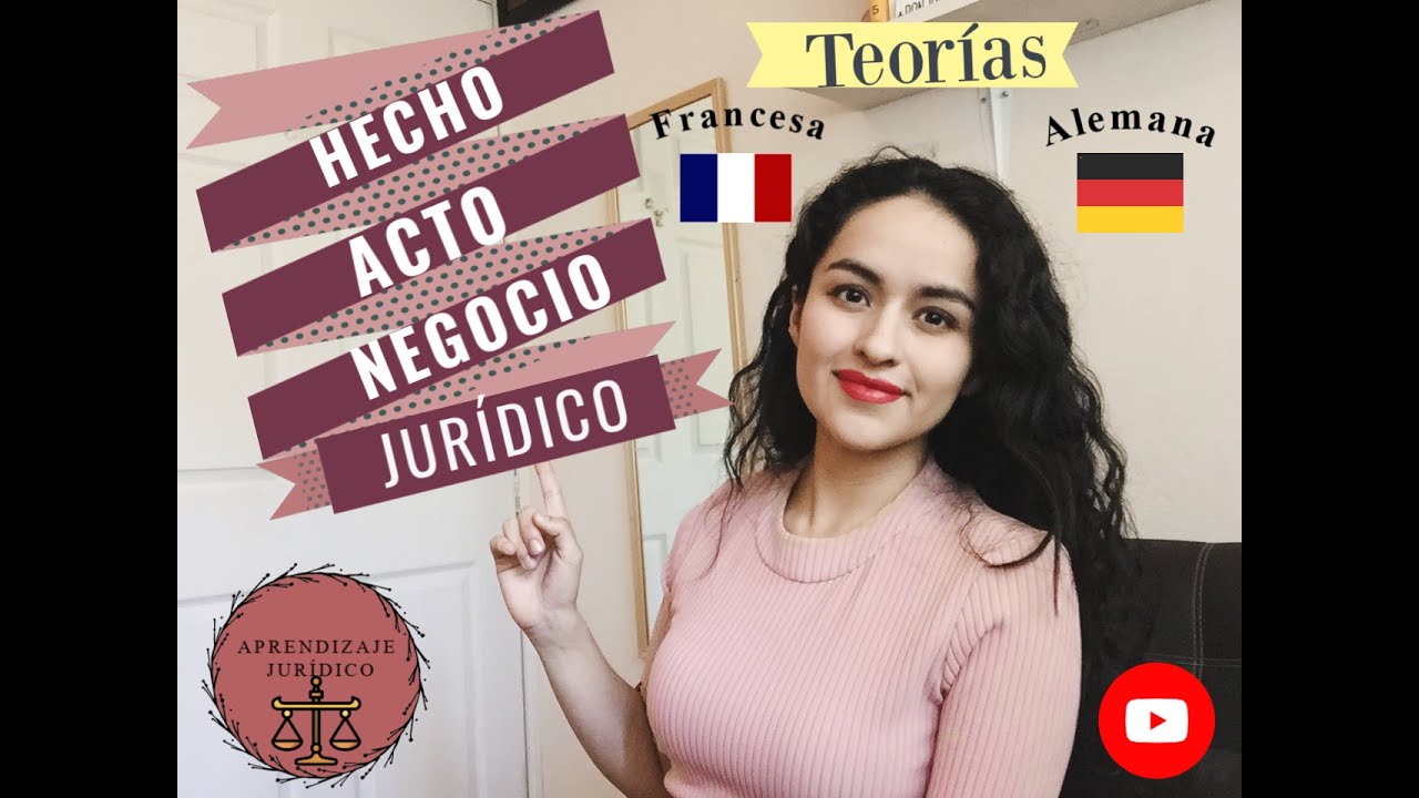HECHO, ACTO Y NEGOCIO JURÍDICO, TEORÍAS FRANCESA Y ALEMANA.