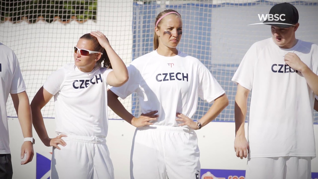 Introducing Urban Baseball5 (no glove or bat needed) in Prague, Czech Republic