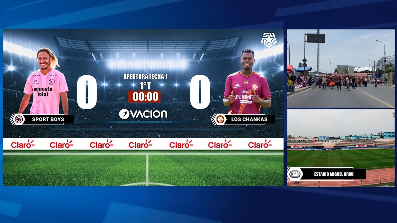 SPORT BOYS vs LOS CHANKAS por RADIO OVACION | LIGA 1 MAX