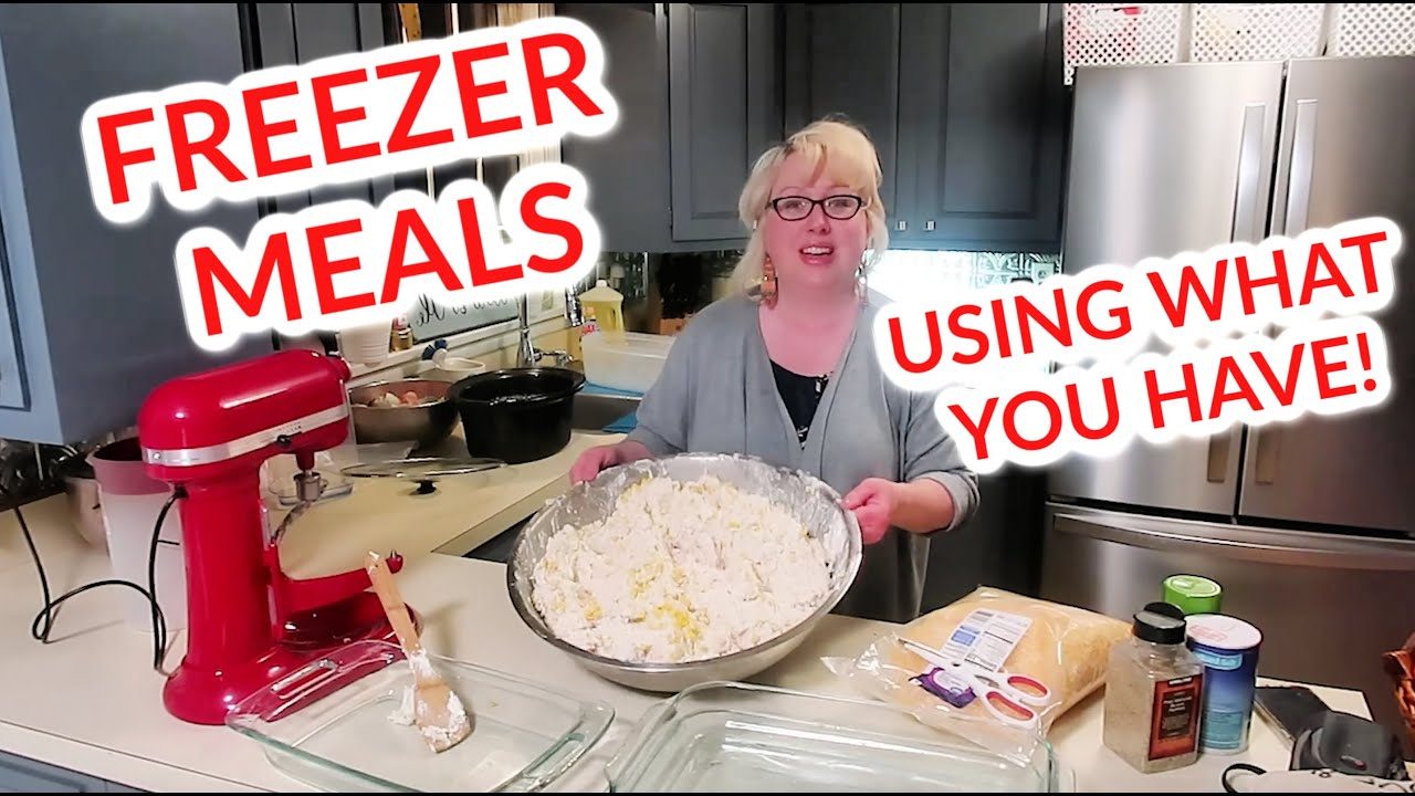 QUARANTINE COOKING ~ making EMERGENCY FREEZER MEALS out of LEFTOVERS! (+ Chatty, as always 😁)