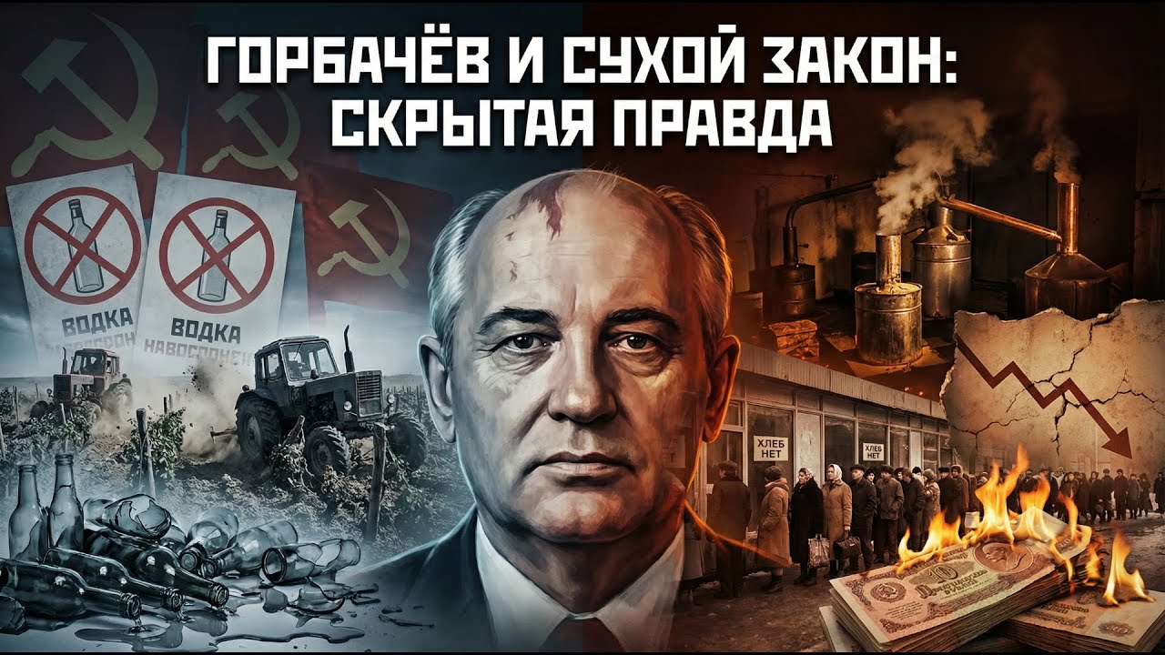 Сухой закон разрушил экономику? Правда о кризисе СССР
