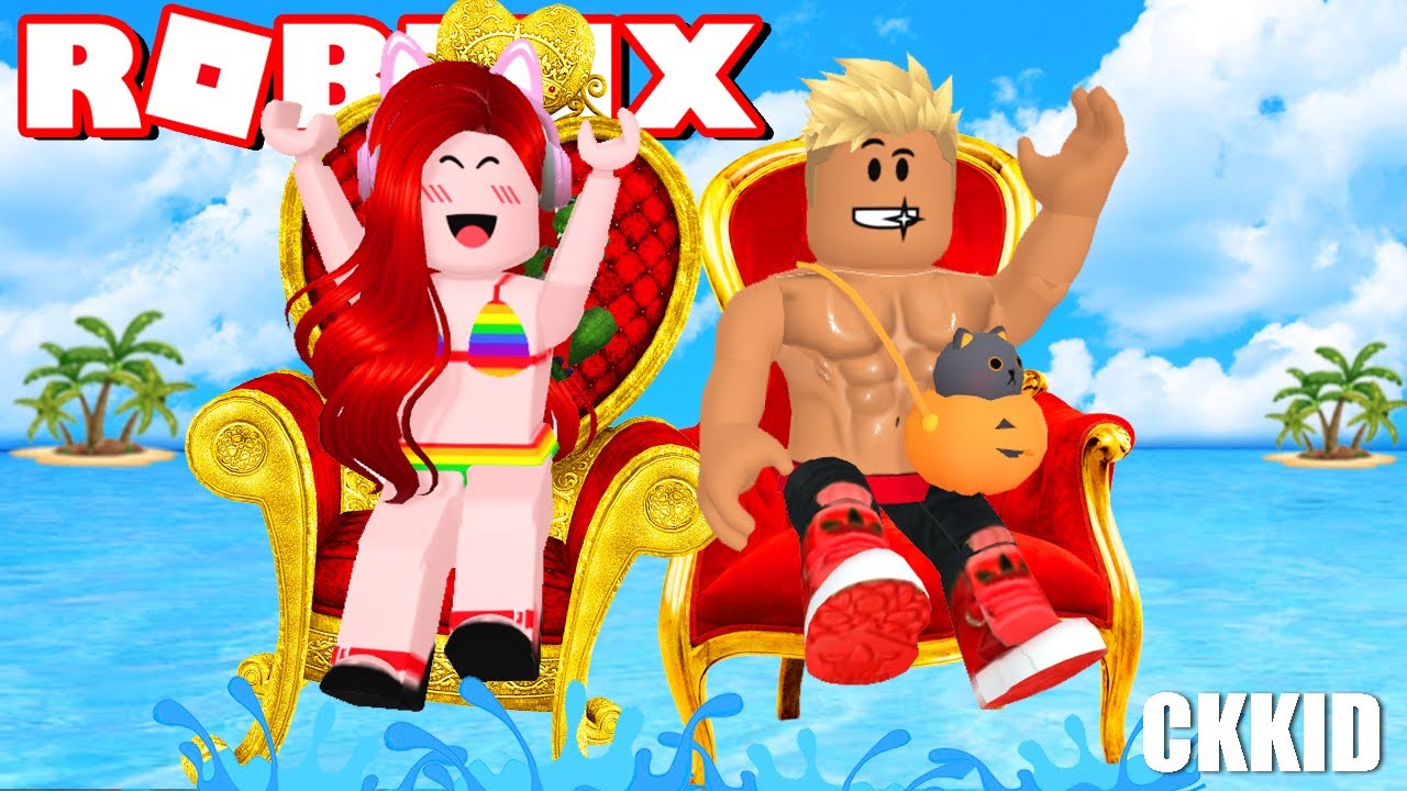 สร้างเรือไปเก็บกล่องสมบัติพระราชา | Roblox Build A Boat | CKKID