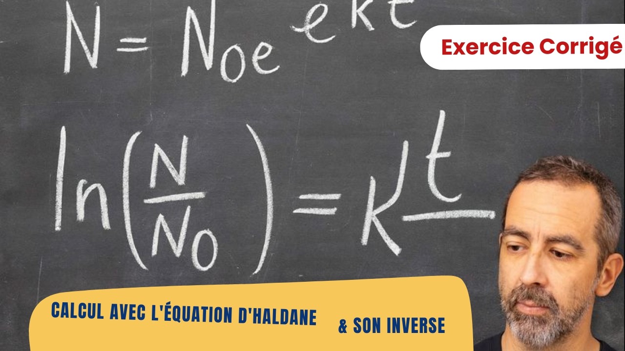 🧮Formule d'Haldane et son Inverse | Le calcul de décompression que tout plongeur doit connaître