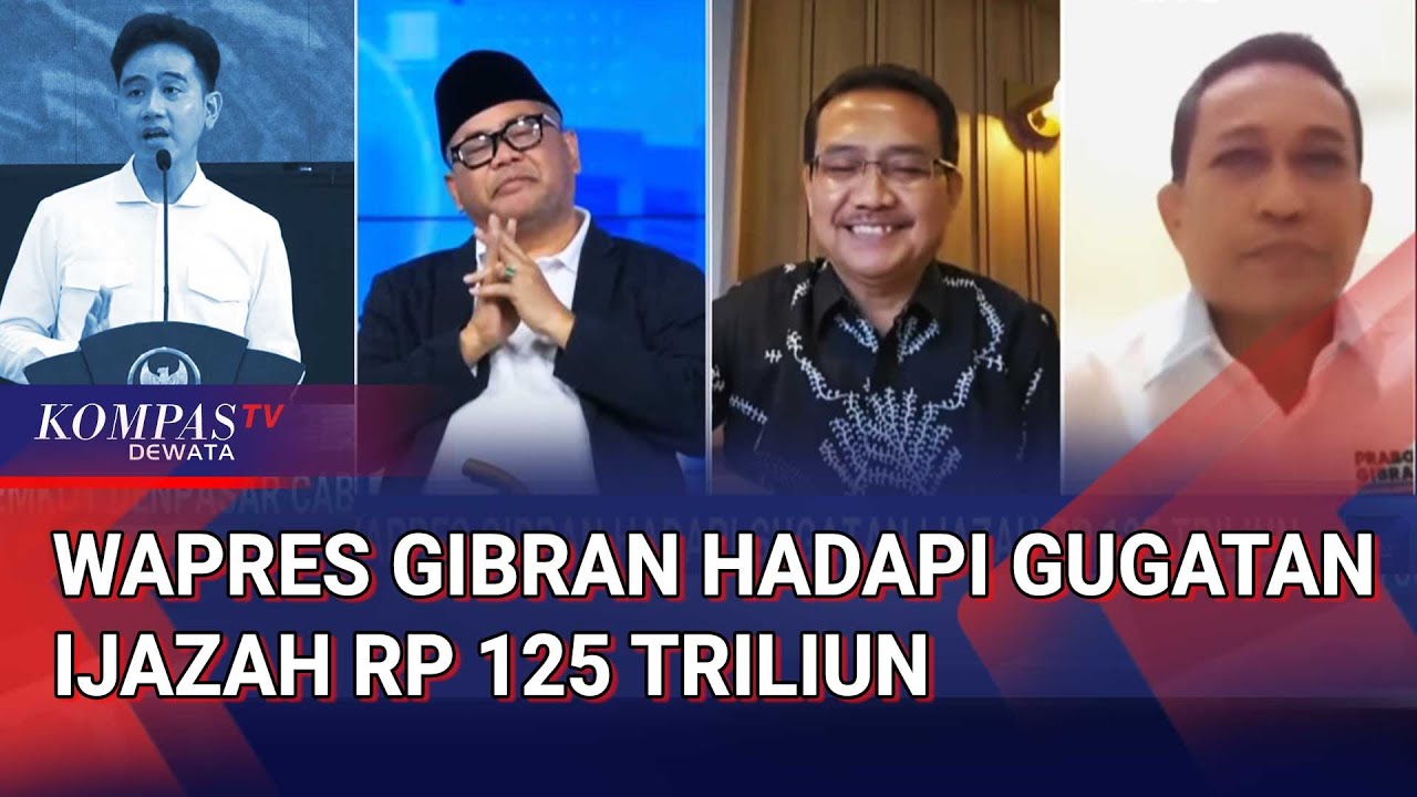 [FULL] Blak-blakan Penggugat Soal Ijazah Wapres Gibran Digugat Rp 125 Triliun, Apa Tujuannya?