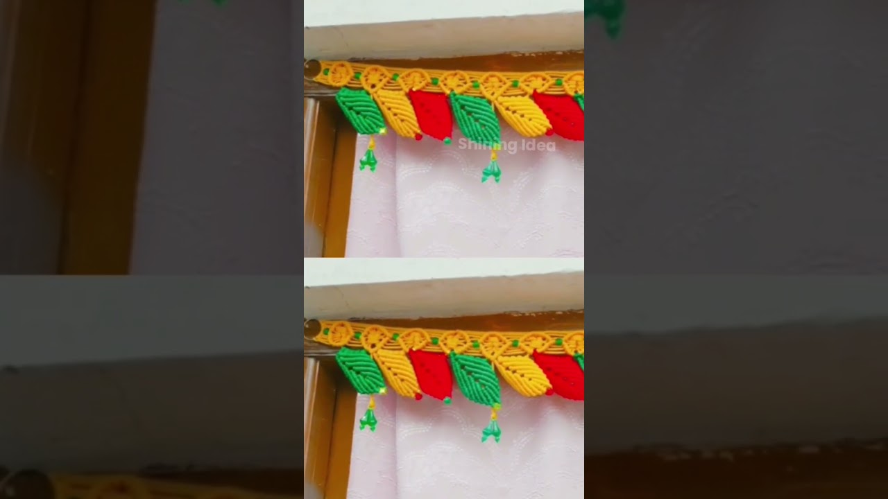 Handmade Door Hanging तोरण Design  | Macrame Toran | 