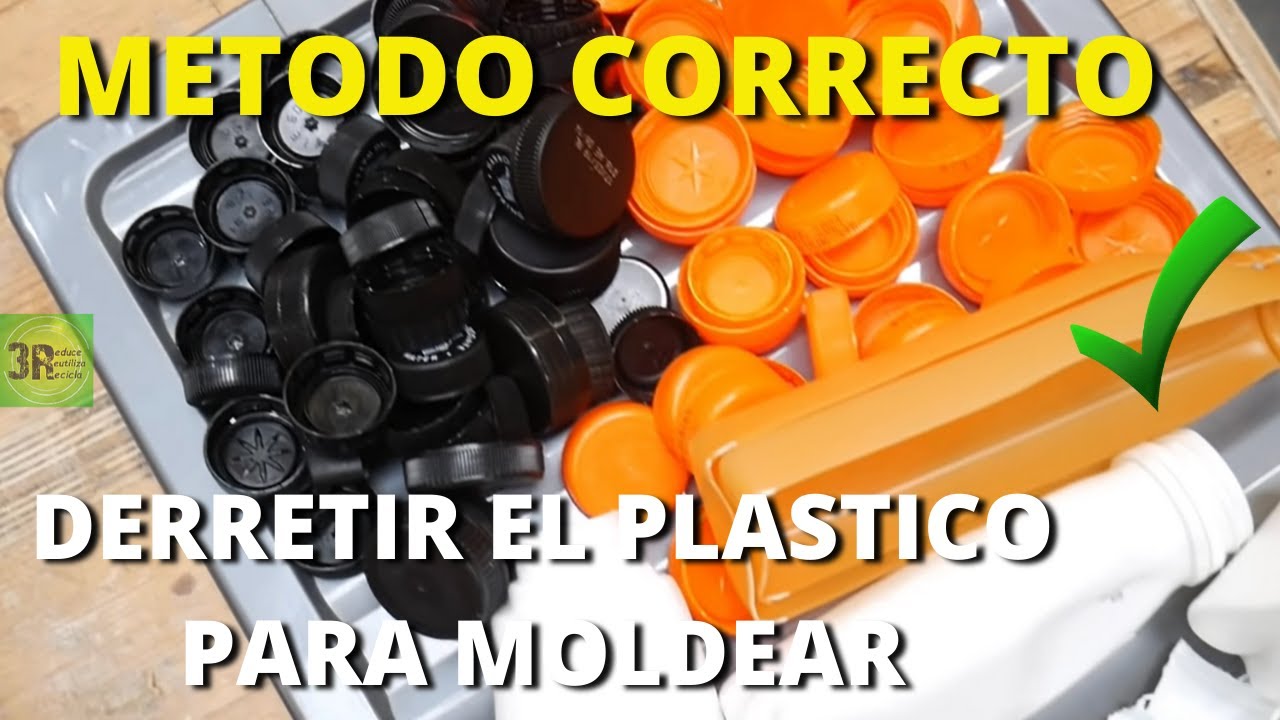 Como derretir plastico en casa método correcto / No cometas estos errores