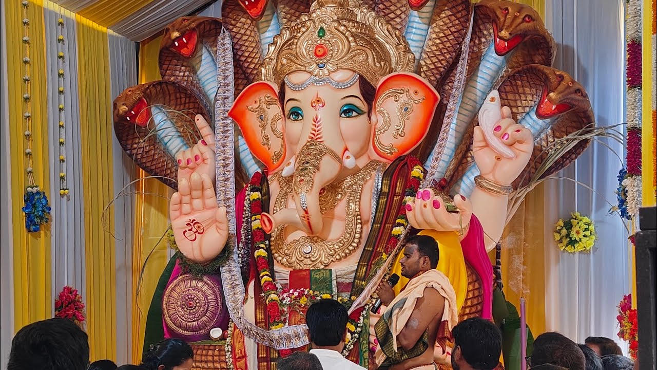 Day -1 pooja of sri Varasiddhi vinayaka Ustava committee Jammalamadugu #pooja#ganesh #jammalamadugu 