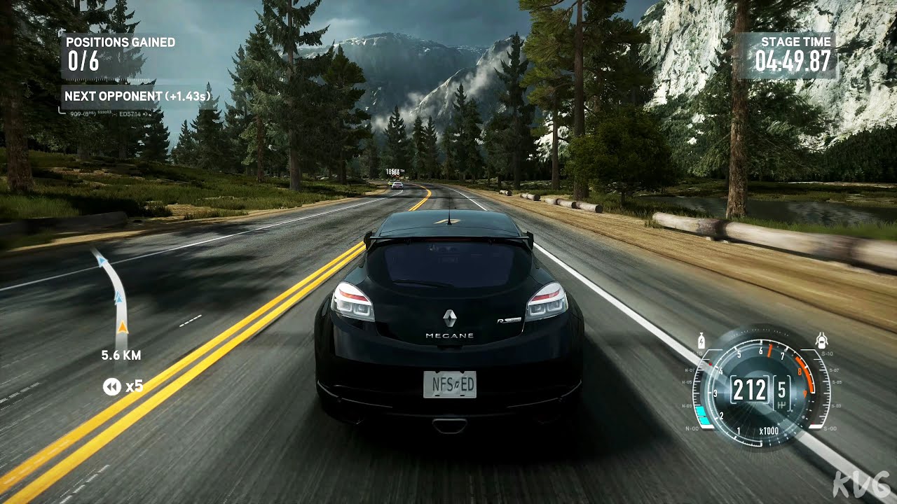 Need for Speed: The Run - Renault Sport Megane R.S. (NFS Edition) 2010 - Gameplay (PC UHD) [4K60FPS]