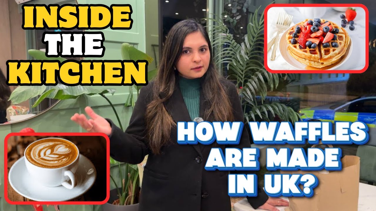 UK Dessert Shop Tour | Aesthetic Waffle Making, Dutch Pancakes, Hygiene & Kitchen Setup
