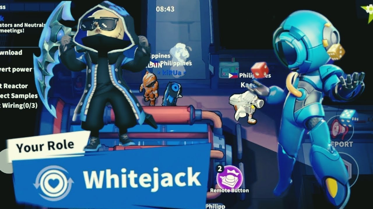 SUPER SUS GAMEPLAY | WHITEJACK ROLE | PERFECT GUESS??🤔