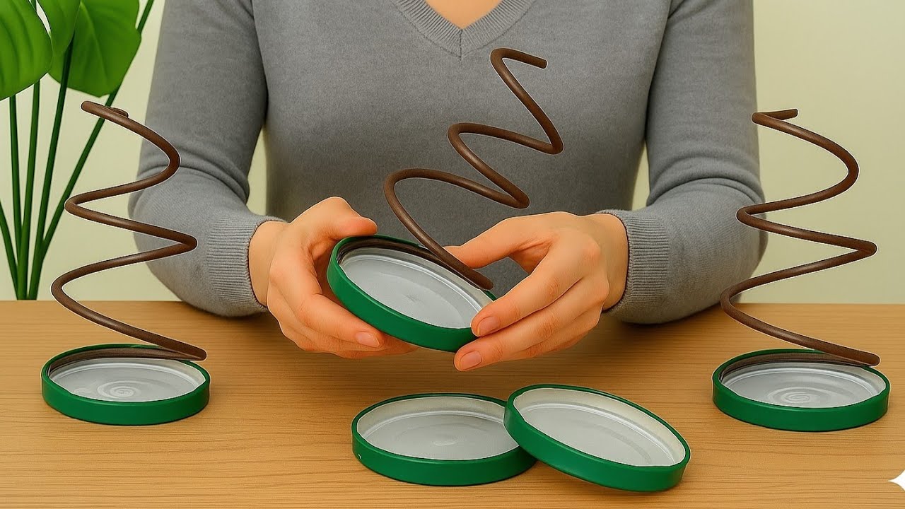 Don’t Throw Away Glass Jar Lids and Electric Wires!♻️ Look What I Made 😍 | DIY Hack 