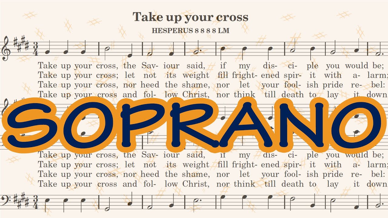 Take up your cross  - Soprano Click Track