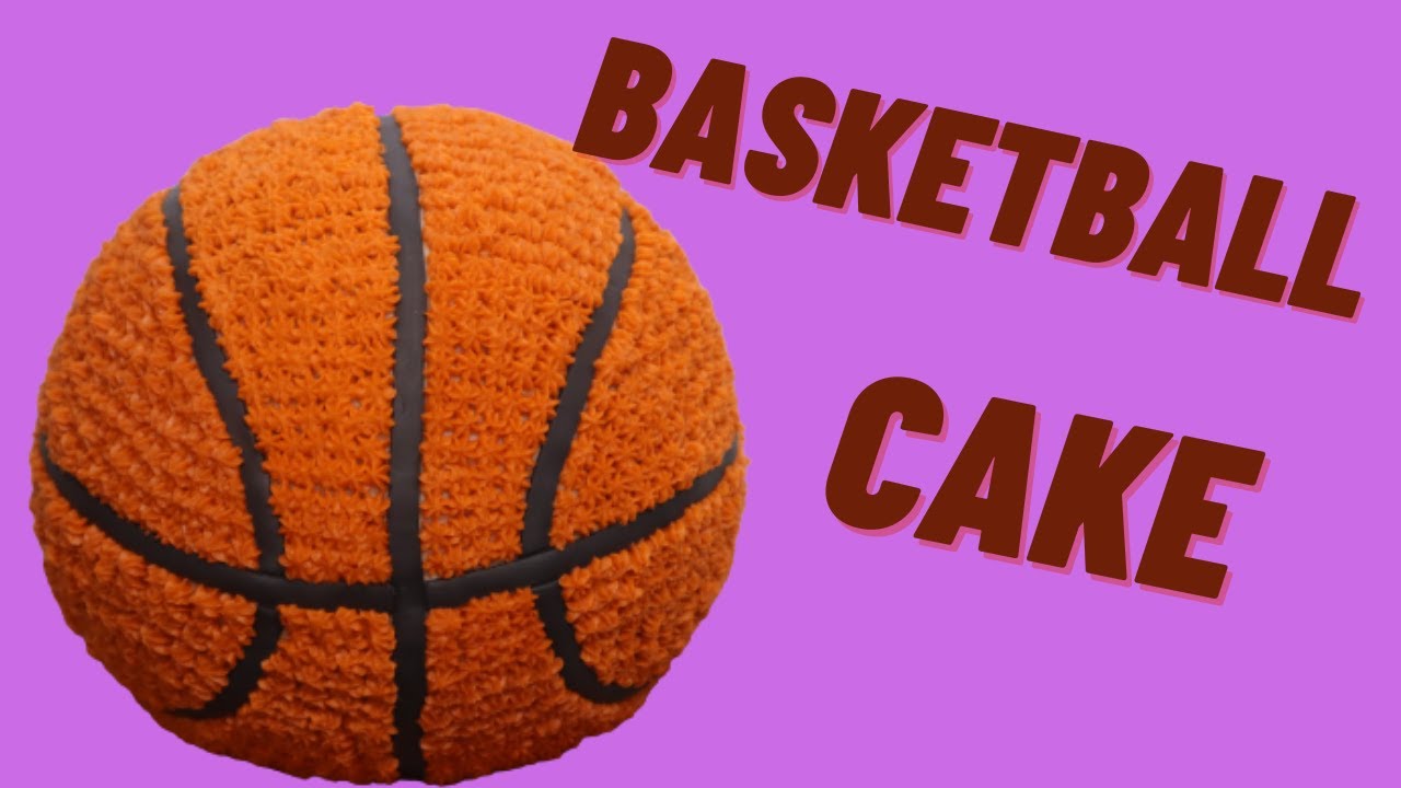 Basketball cake idea