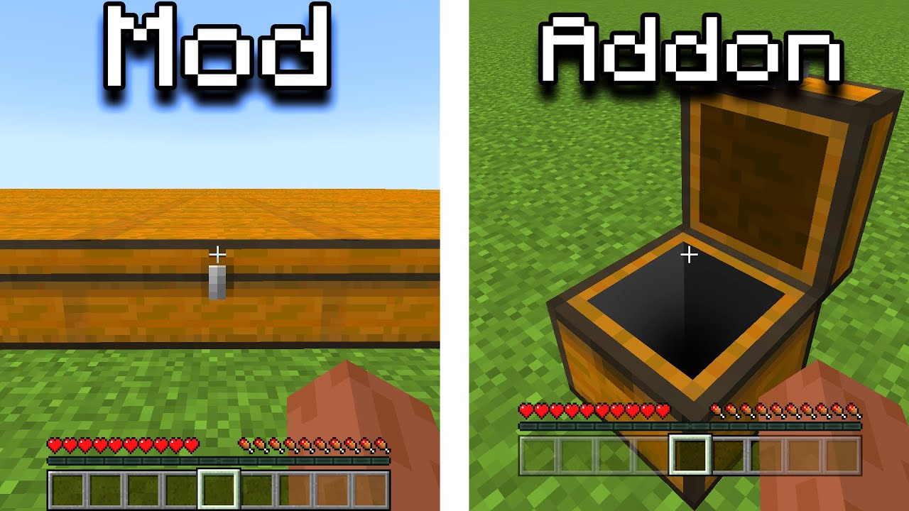 Mods vs Addons