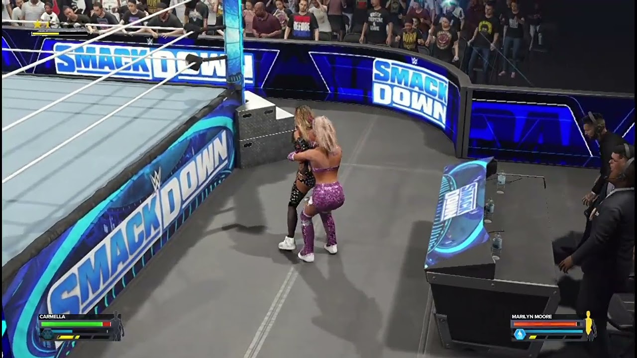 WWE 2K24 CARMELLA VS AN ANGRY MARILYN MOORE
