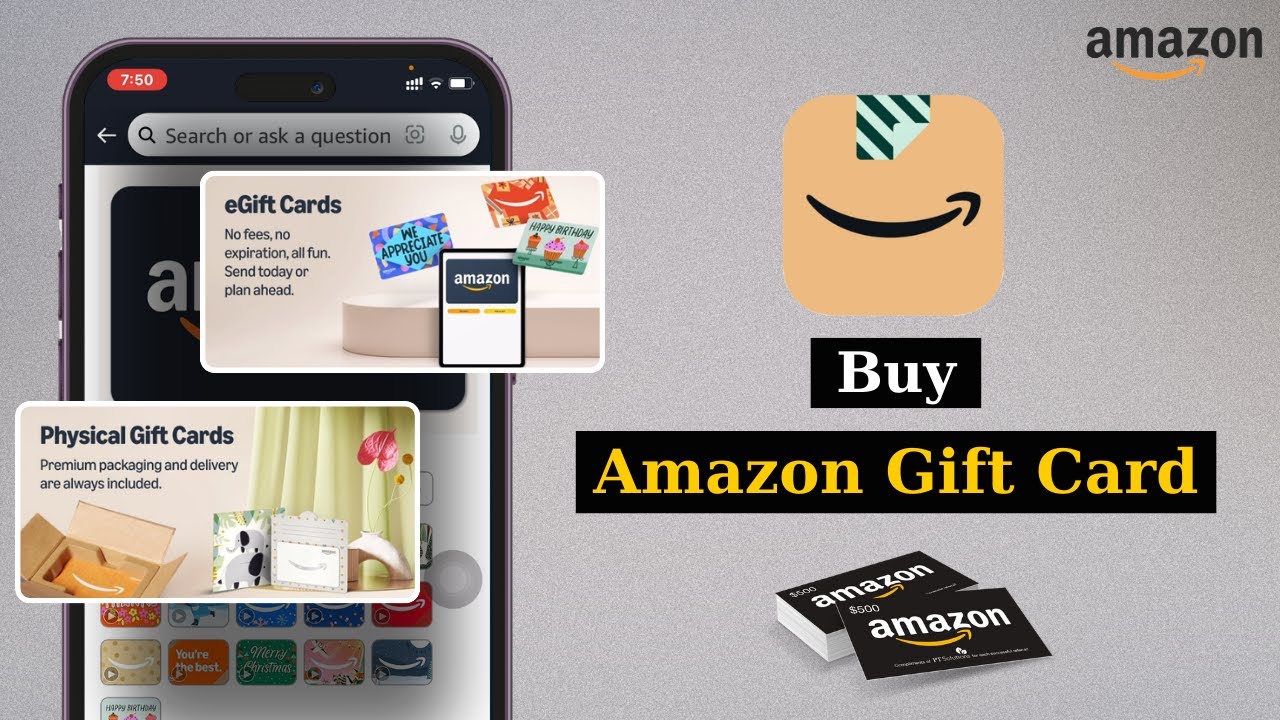 How To Buy Amazon Gift Card (2025) | Buy Amazon eGift Card Or Physical Gift Card