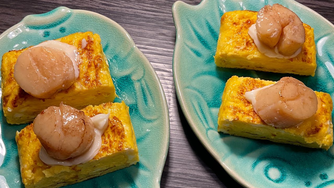 玉子燒作法簡單好吃 | Japanese Omelette | 干貝玉子燒快速出鍋 Tw Chang