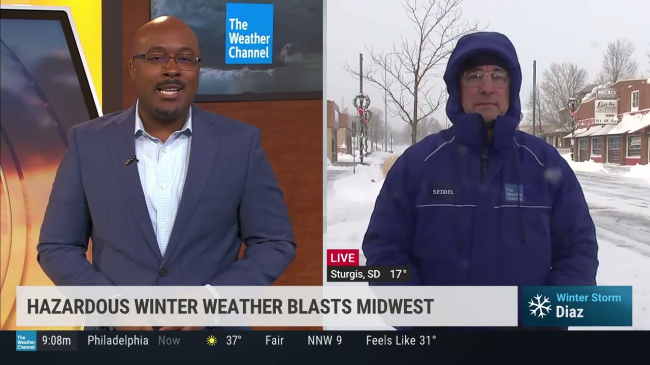 Mike Seidel TWC Sturgis, SD Blizzard 12-14-2022 AM