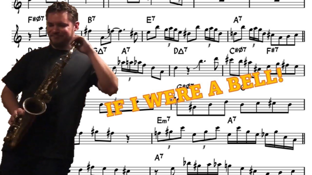 Baptiste Herbin on If I Were A Bell - Eb Transcription
