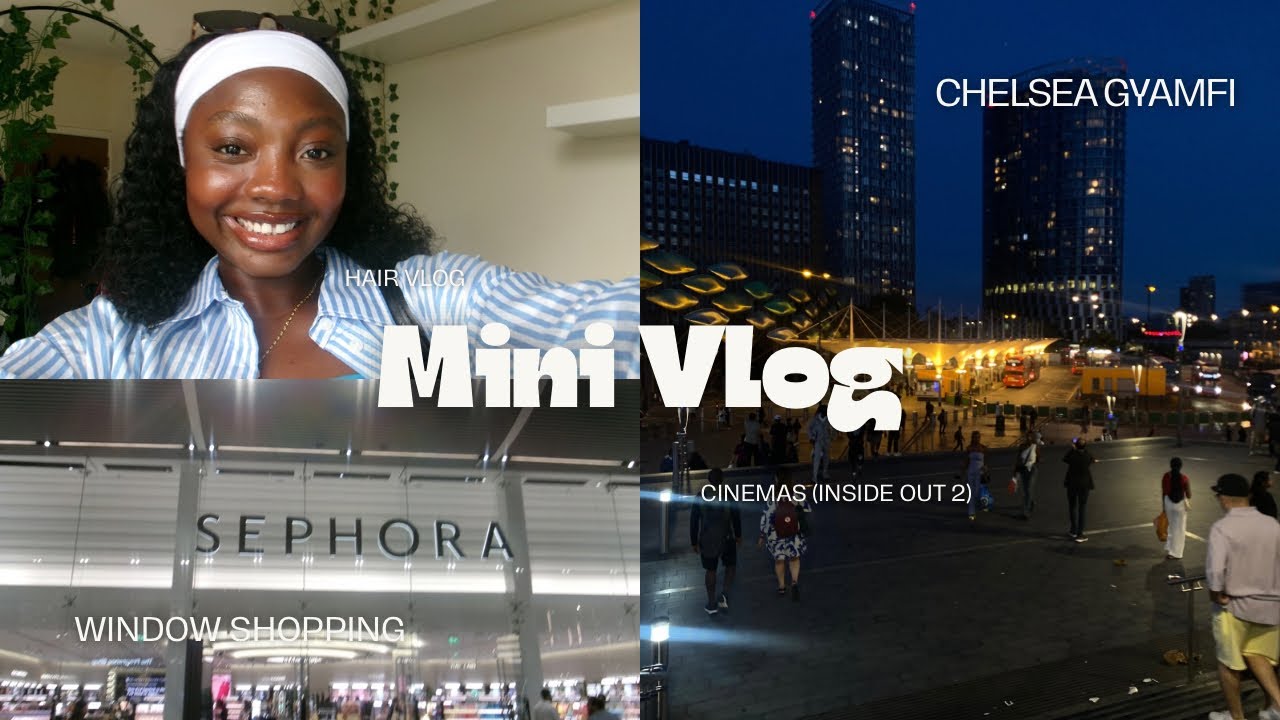Summer days in my life🌸 ( New hair🎀, window shopping 🛍️, Cinema | Inside Out 2| 🎞️ 🥰🌺)