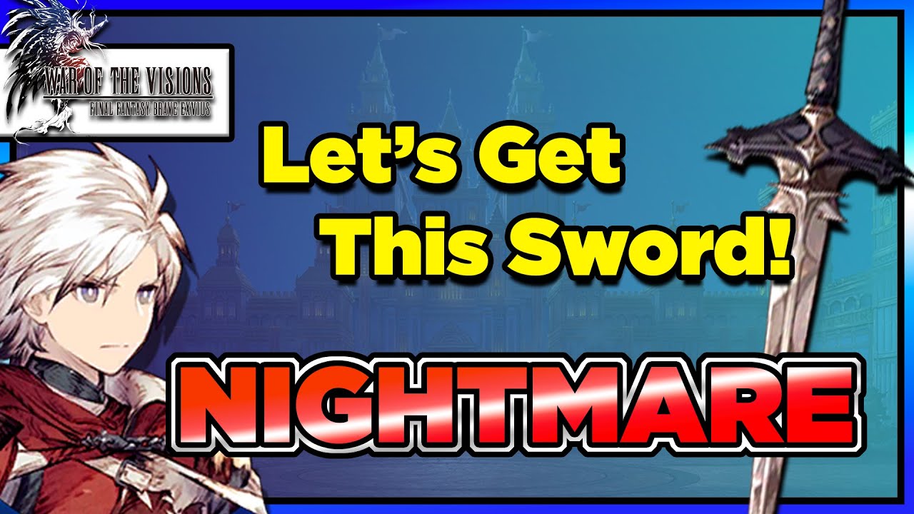 WoTV Crucible of the Warrior EX Nightmare Quest Clear / Guide! (FFBE War of the Visions)