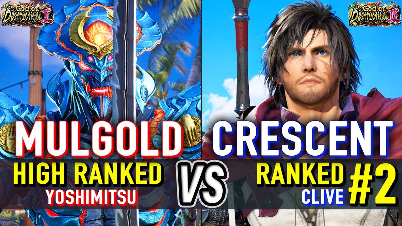 T8 🔥 MULGOLD (Yoshimitsu) vs CRESCENT (#2 Ranked Clive) 🔥 Tekken 8 High Level Gameplay