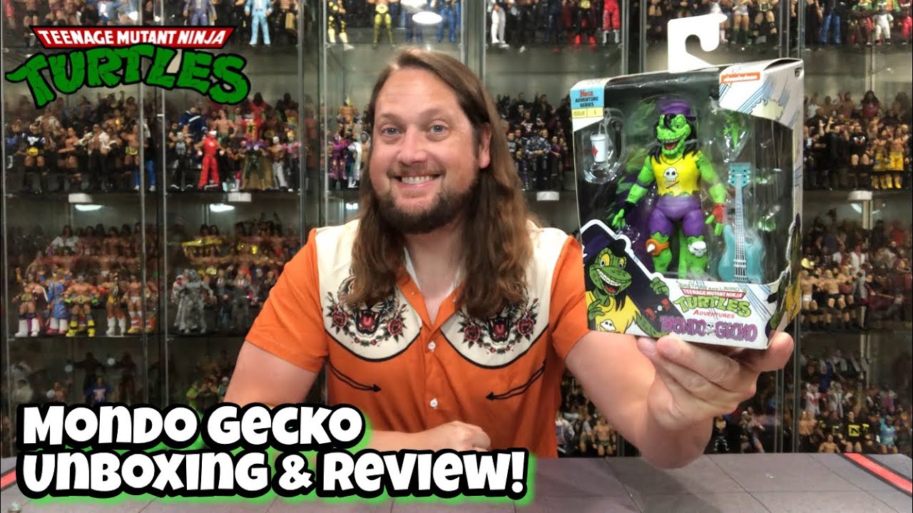 Mondo Gecko Teenage Mutant Ninja Turtles NECA Unboxing & Review!