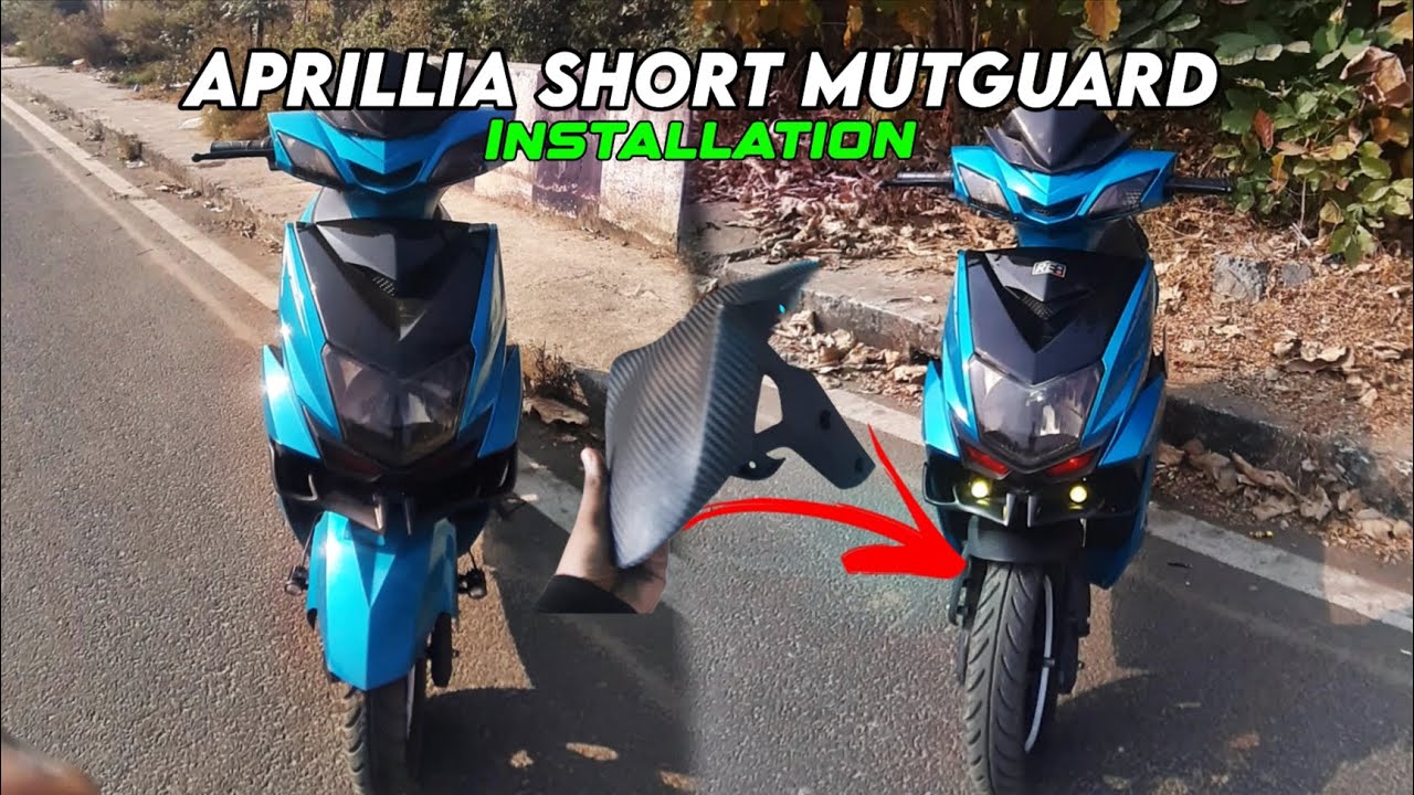 Aprilia Mudguard Installed on EV Scooty 😱 | EV Modified | Electric Scooty 
