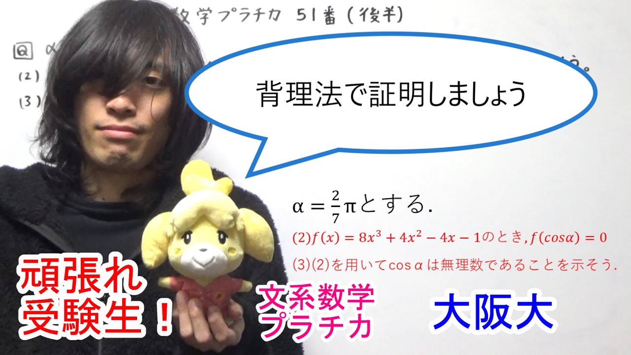 【文系数学プラチカ四訂版】51番（後半）