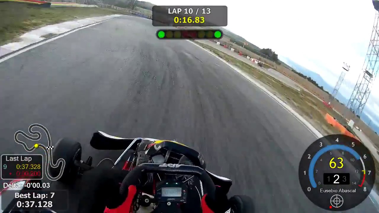 (RECORD) 2017/01/13 - Eusebio Abascal - ART Rotax DD2 - Circuito Angel Burgueño
