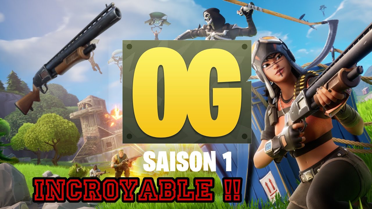 Mes premières game sur fortnite chapitre 1 saison 1
