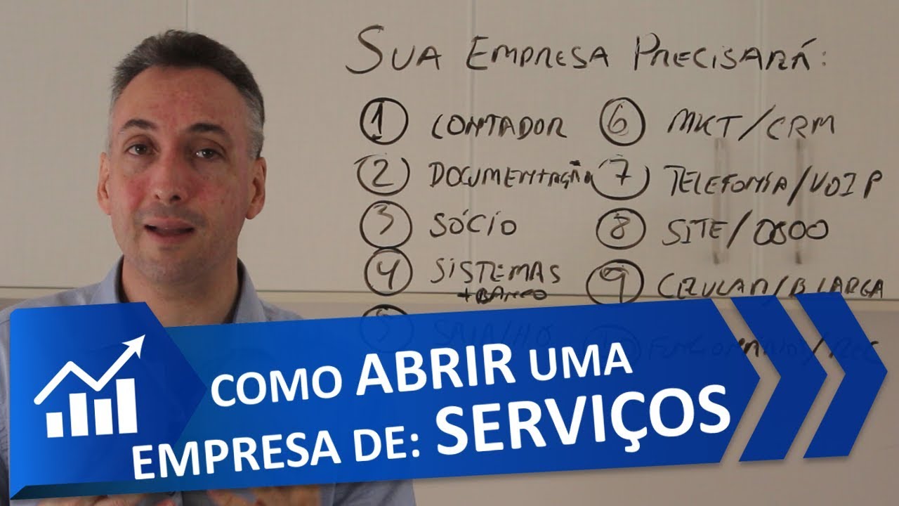 Como abrir uma empresa de SERVIÇOS