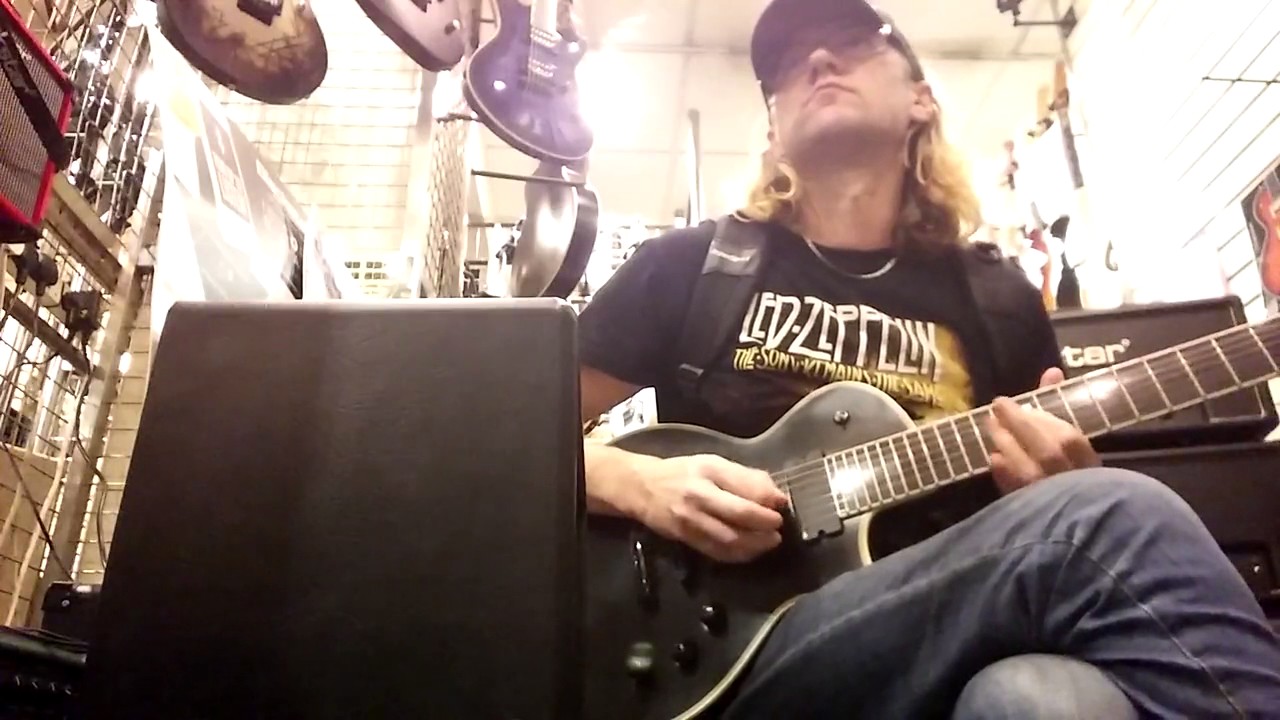 China, Hong Kong, Tom Lee music shop, ESP guitars